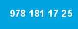 978 181 17 25